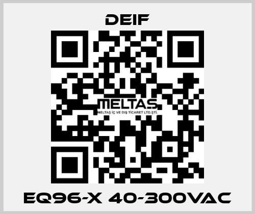 EQ96-X 40-300VAC Deif