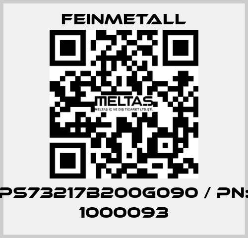 PS73217B200G090 / PN: 1000093 FEINMETALL