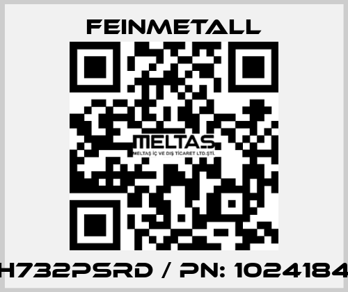 H732PSRD / PN: 1024184 FEINMETALL
