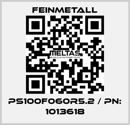 PS100F060R5.2 / PN: 1013618 FEINMETALL