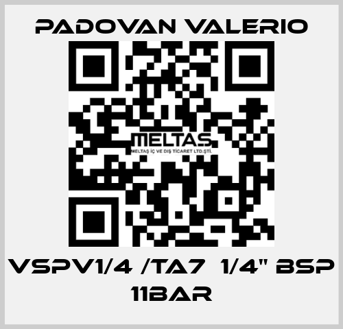 VSPV1/4 /TA7  1/4" BSP 11bar PADOVAN VALERIO