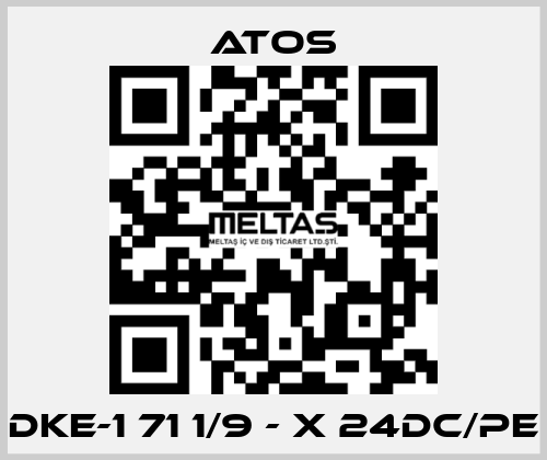 DKE-1 71 1/9 - X 24DC/PE Atos