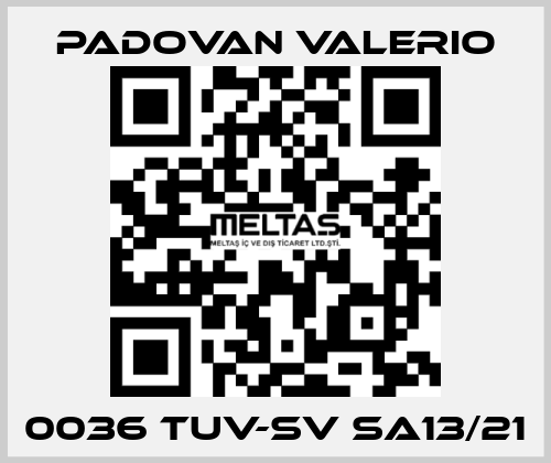 0036 TUV-SV SA13/21 PADOVAN VALERIO