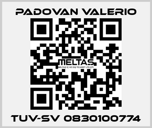 TUV-SV 0830100774 PADOVAN VALERIO