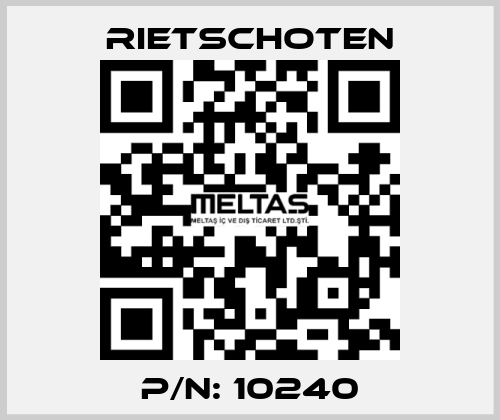 p/n: 10240 RIETSCHOTEN