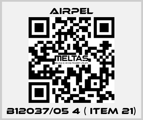 B12037/05 4 ( ITEM 21) Airpel