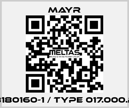 8180160-1 / Type 017.000.2 Mayr