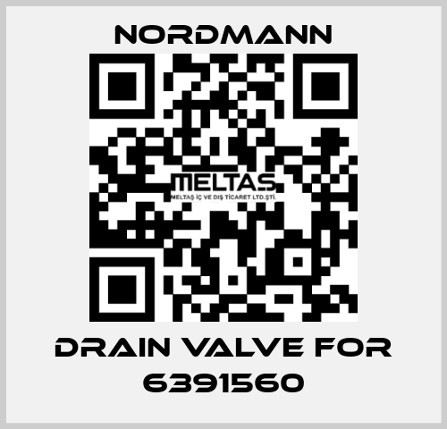 drain valve for 6391560 Nordmann