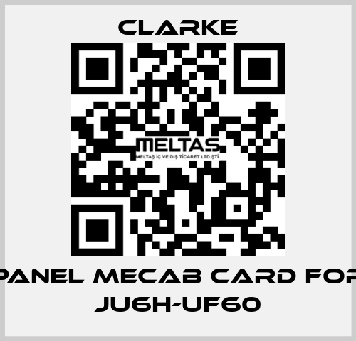 panel mecab card for JU6H-UF60 Clarke