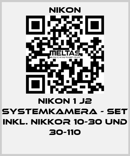 Nikon 1 J2 Systemkamera - Set inkl. Nikkor 10-30 und 30-110 Nikon