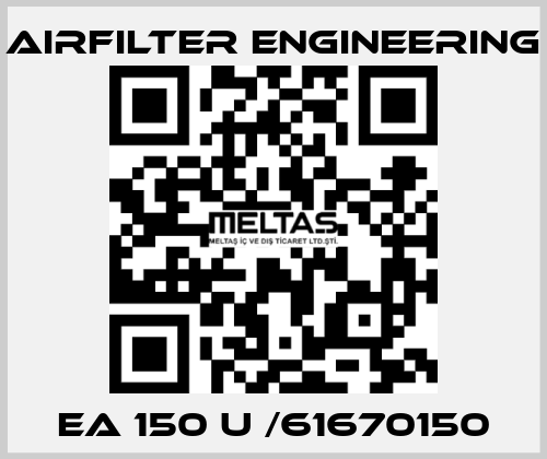 EA 150 U /61670150 Airfilter Engineering