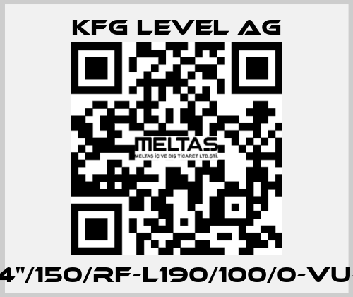 HIF-FV4"/150/RF-L190/100/0-VU-V44HI KFG Level AG