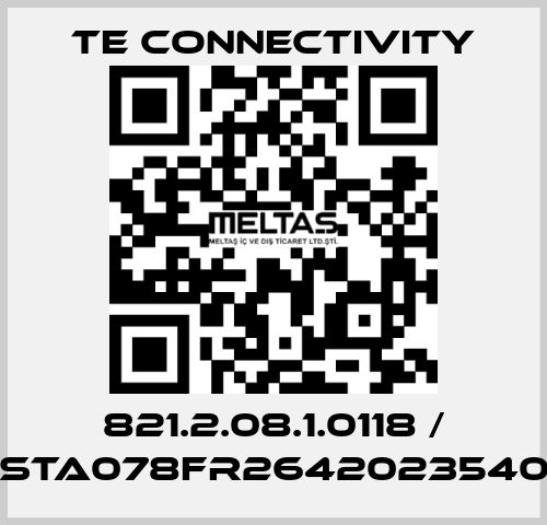 821.2.08.1.0118 / BSTA078FR26420235400 TE Connectivity