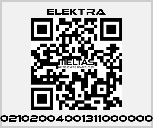 02102004001311000000 ELEKTRA