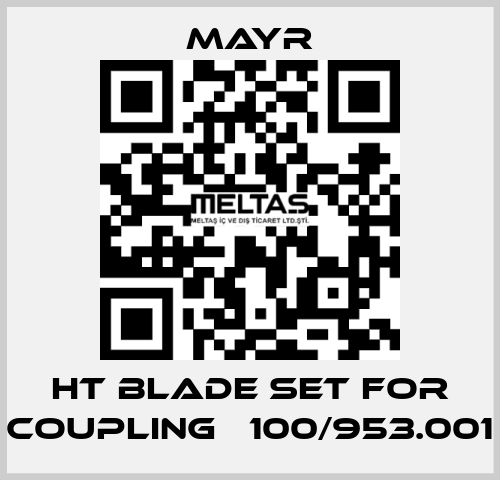 HT blade set for coupling 	100/953.001 Mayr