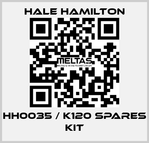 HH0035 / K120 Spares Kit HALE HAMILTON