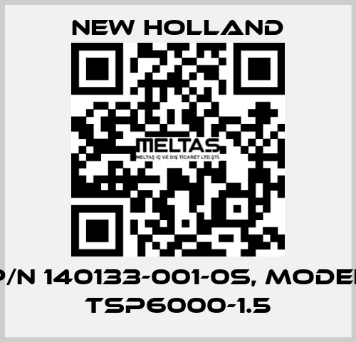 p/n 140133-001-0S, model TSP6000-1.5 New Holland