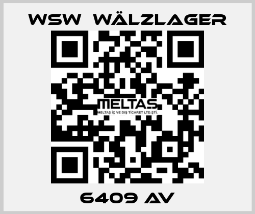 6409 AV WSW  Wälzlager