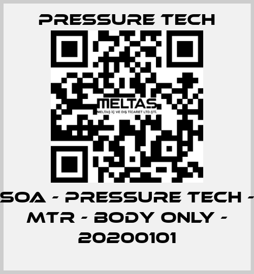 SOA - Pressure Tech - MTR - Body Only - 20200101 Pressure Tech