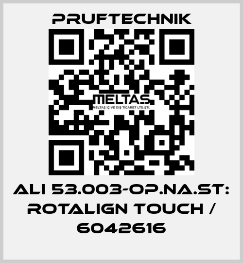 ALI 53.003-OP.NA.ST: ROTALIGN Touch / 6042616 Pruftechnik