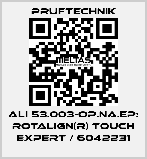ALI 53.003-OP.NA.EP: ROTALIGN(R) touch EXPERT / 6042231 Pruftechnik