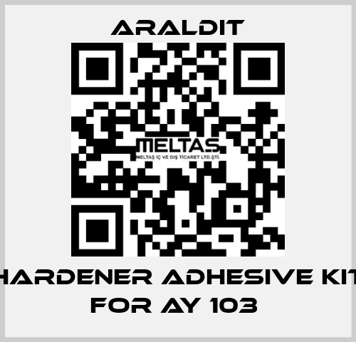 Hardener adhesive kit for AY 103  Araldit