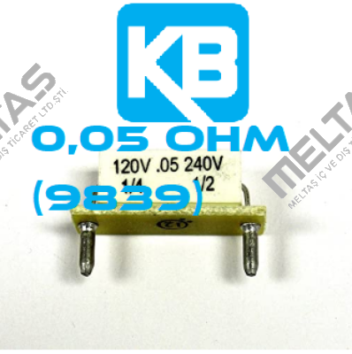 0,05 oHM (9839) KB Electronics