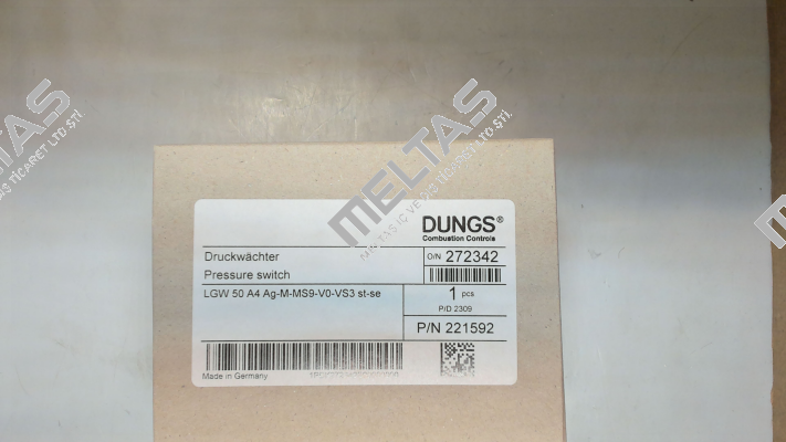 LGW 50 A4 Ag-M-MS9-V0-VS3 st-s Dungs