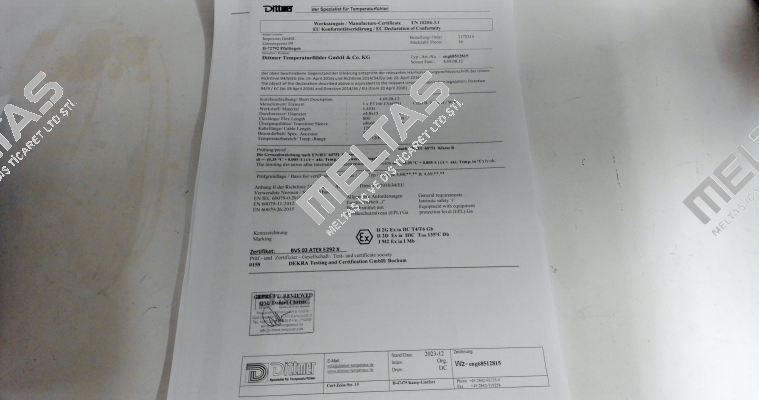test report 3.1 Dittmer
