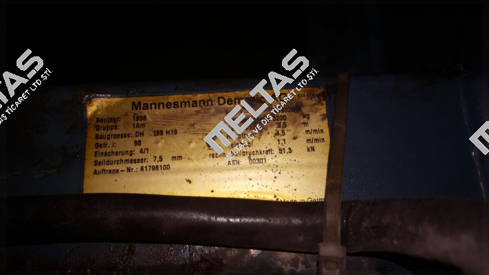 Rope Guide  1/ 7.5-L L1700 PA12  Mannesmann-Demag