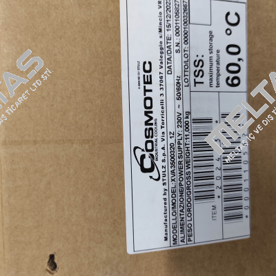XVA3500320-1Z Cosmotec (brand of Stulz)