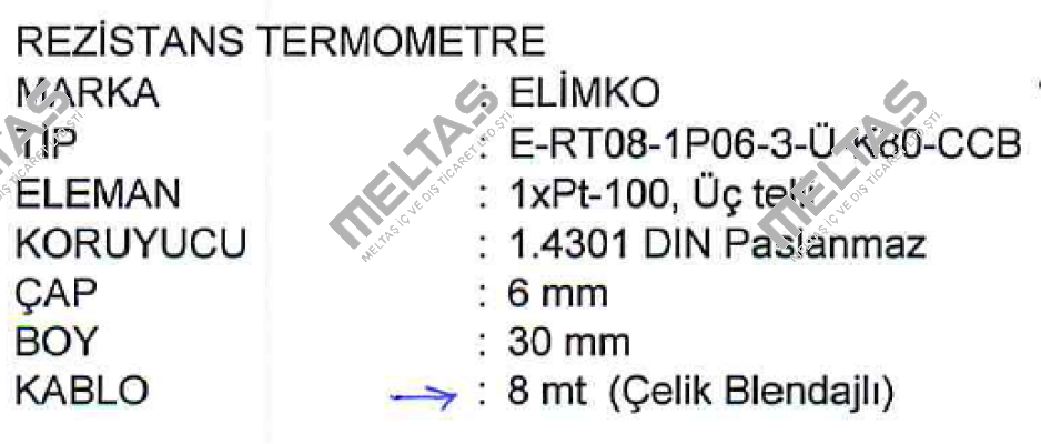 RT08-1P06-3-Ü-K80-CCB  Elimko