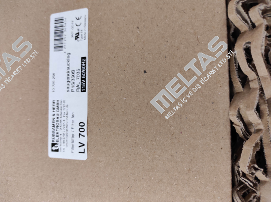 LV 700 Light gray RAL 7035 - 230V AC blowing Rübsamen & Herr
