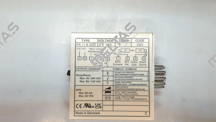 p/n: 8837, Type: PA 11 B 302T Telco