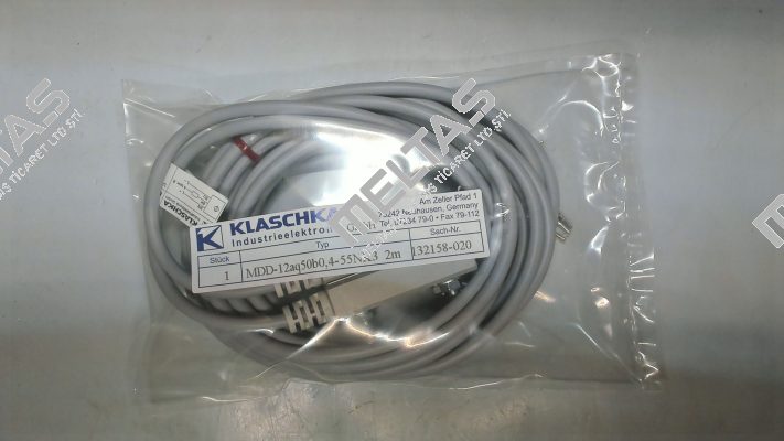 132158-020 - MDD-12aq50b0,4-55NK3 2m Klaschka