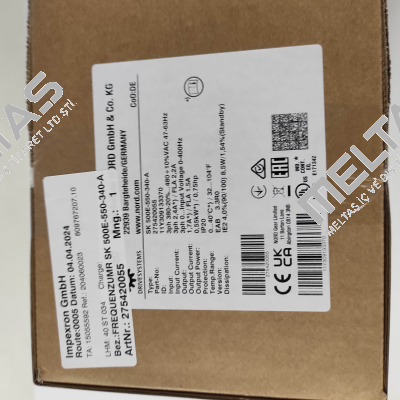 SK 500E-550-340-A NORDAC
