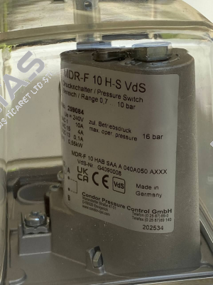 P/N: 259084, Type: MDR-F 10H-S VdS Condor