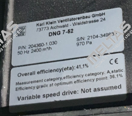 DNG 7-52 / 204360-1.030 Karl Klein
