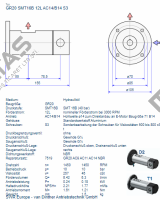 GR20 SMT 16B 12L AC14/B14 S3 Settima