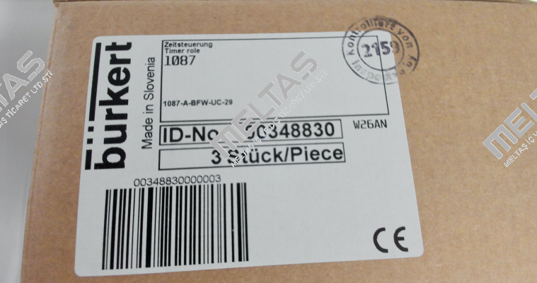348830 / 1087-A-BFW-UC-29 Burkert