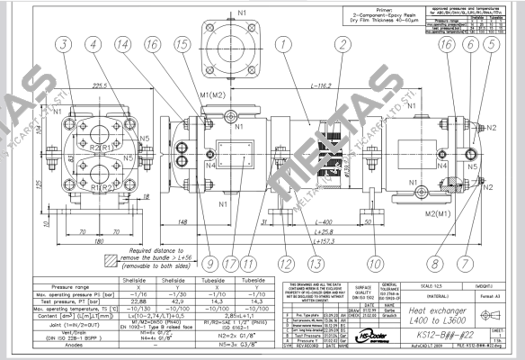 KS12-BCN-420 L1500 HS Cooler