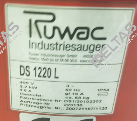20784-A  Ruwac