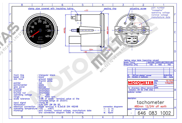 6460831002 Motometer