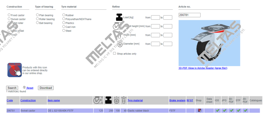 206781 / DE L 02/100/40K-FSTF-ELF Wicke