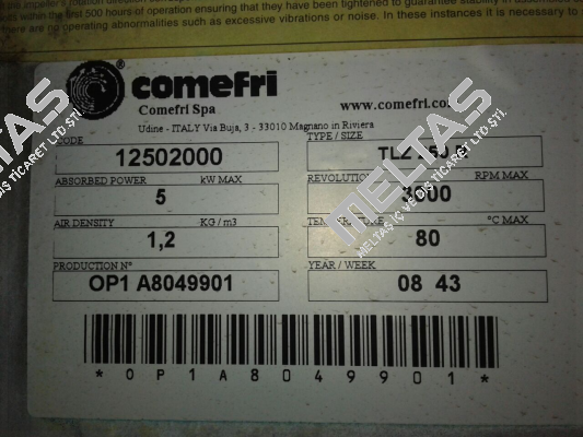 TLZ 250 RA Comefri