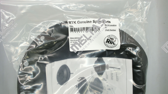 sparepart for 17082089/010 PV6311 DN40 PN40 + ST6160.A6 RTK Regeltechnik