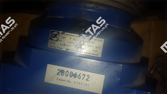 TP010S-MF1-10-0G0-2S  Wittenstein