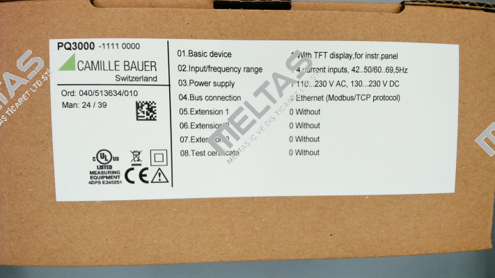 PQ3000-11110000 Camille Bauer