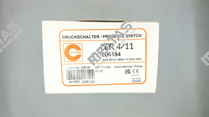 p/n: 206194; Type: MDR 4S/11 Condor