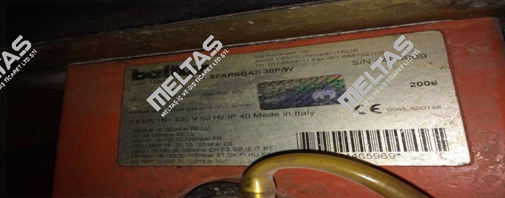 SPARKGAS  30P/W Baltur